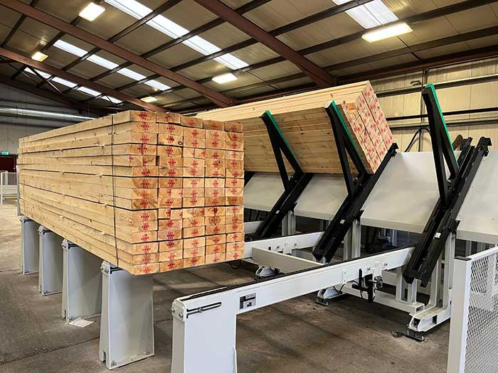 Timber Stacking Process
